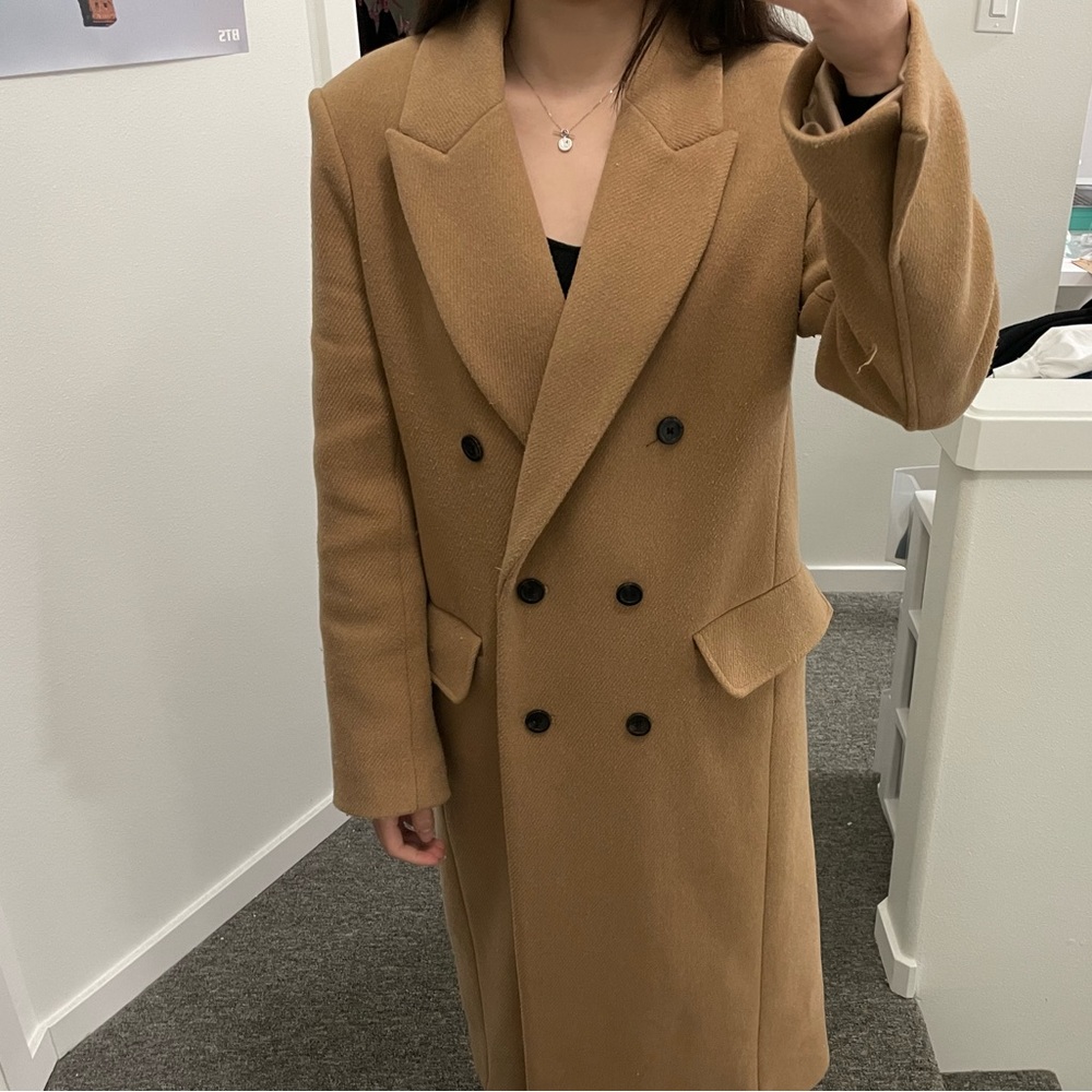 Abercrombie Oversized Wool Dad Coat